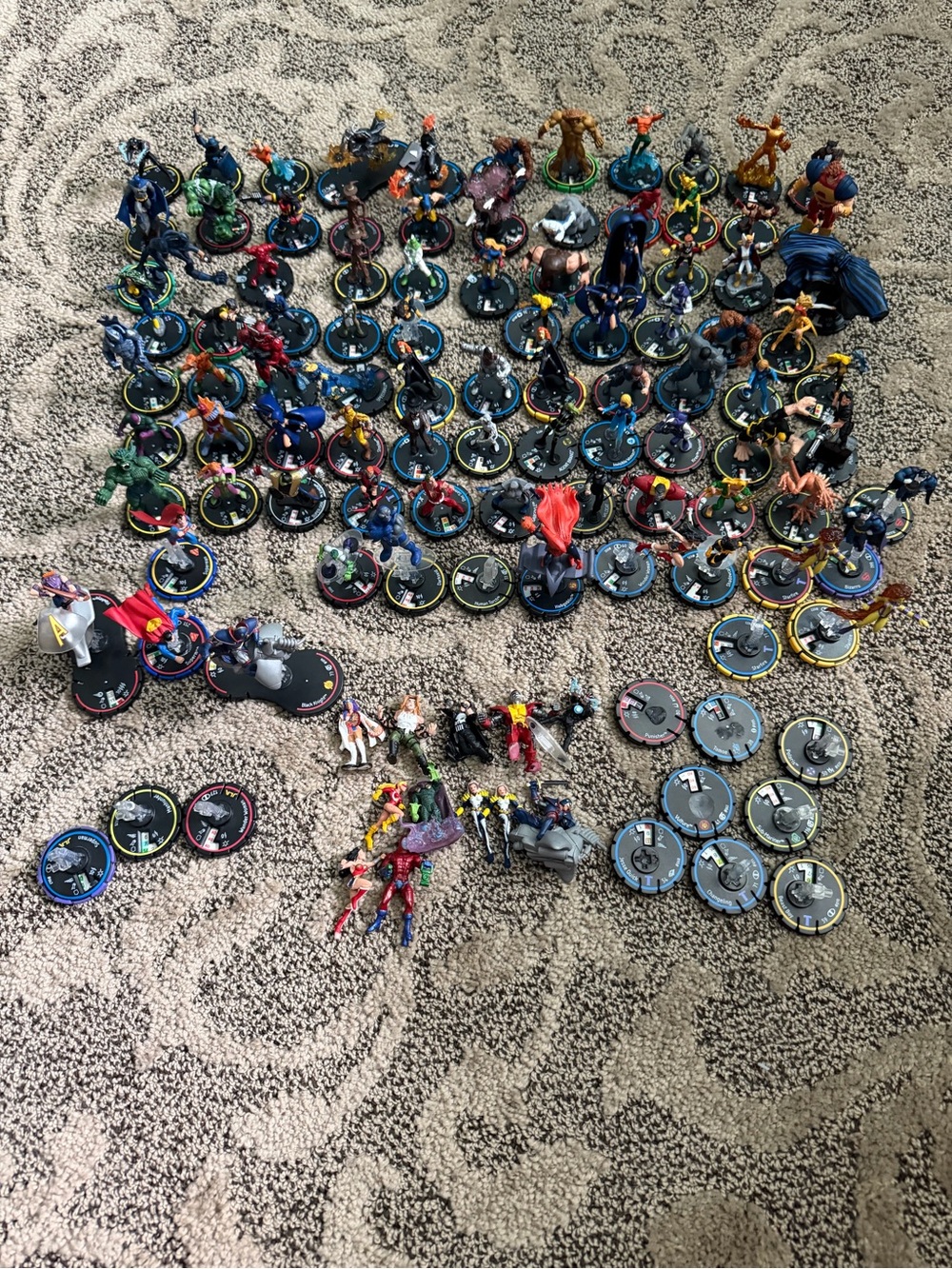 Wizkids Games Heroclix Lot DC Marvel Batman Game Toy Collection Figure Hero Clix